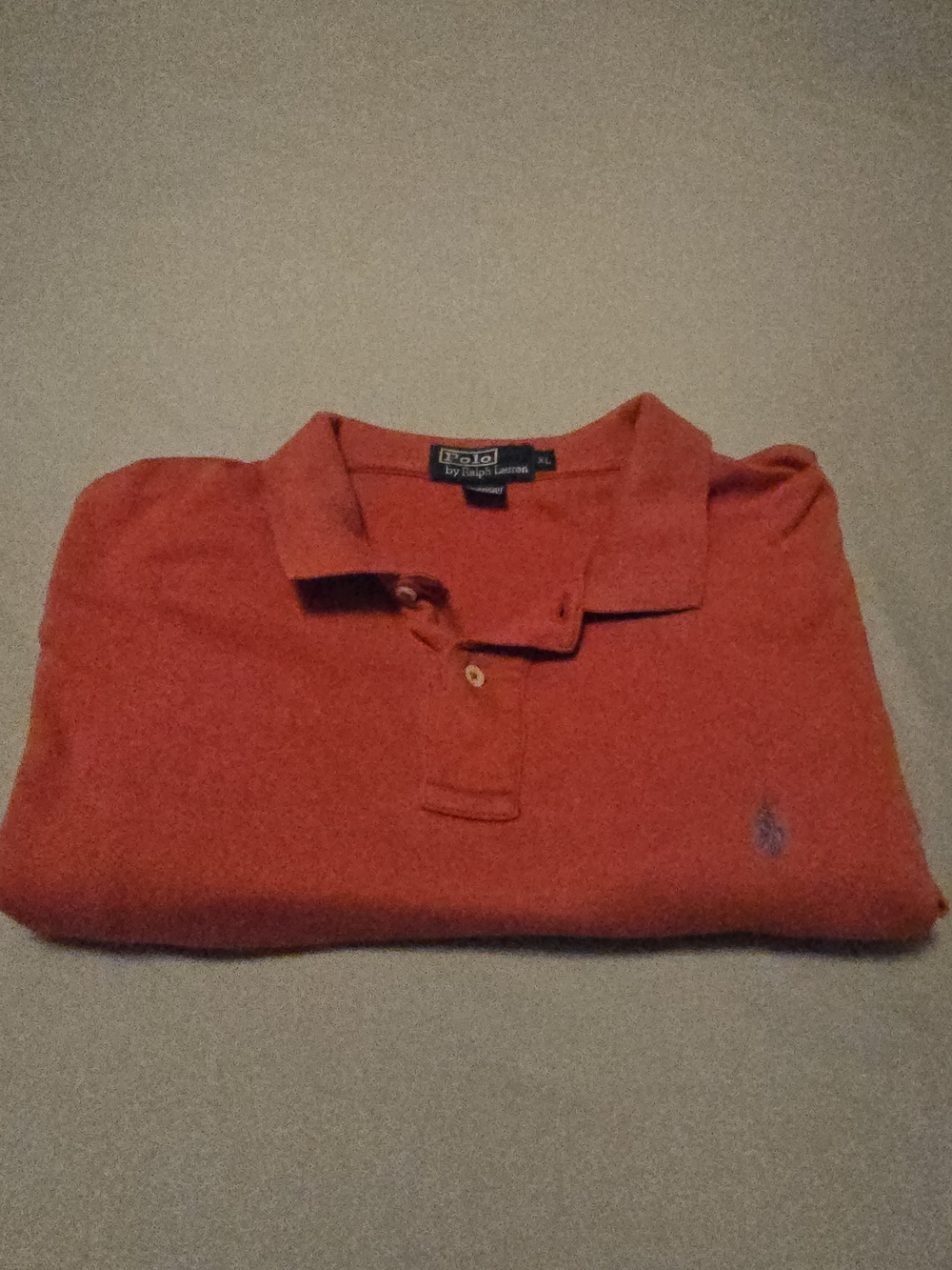 Polo by Ralph Lauren Men's Red Cotton Polo Shirt